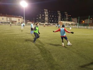 Match de football entre deux équipes du Spartak Lillois