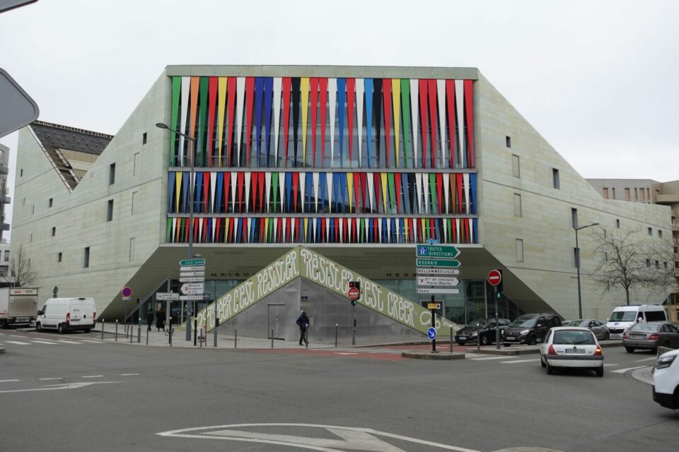 siège Enercoop, Lille, bâtiment coloré