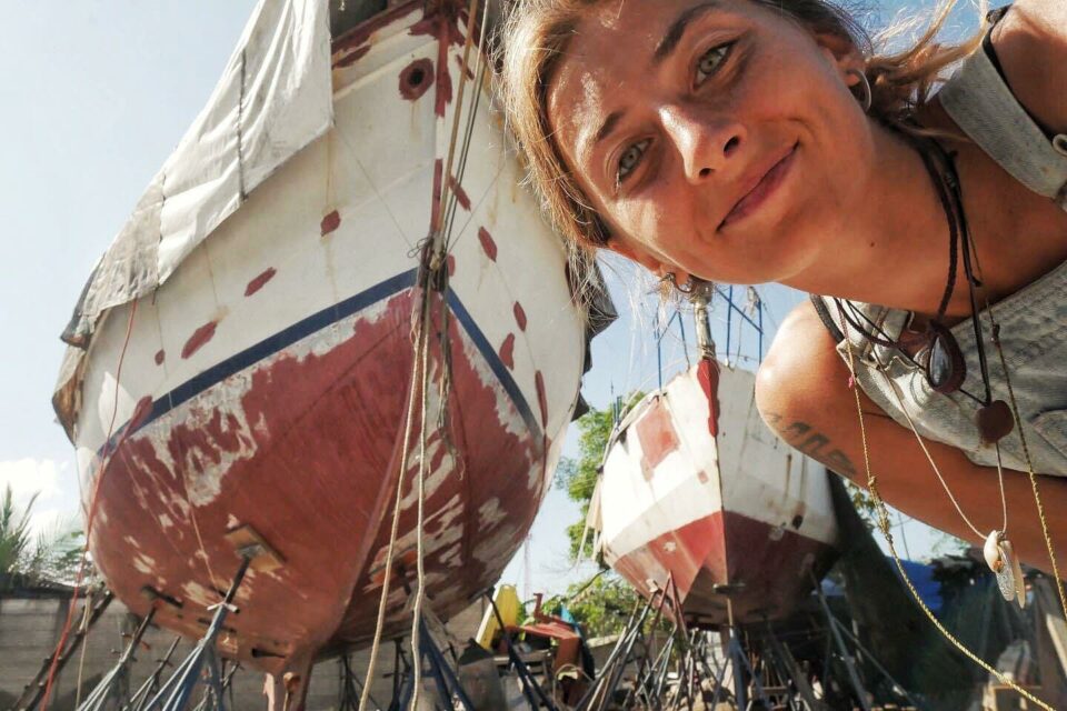 Photo du bateau en rénovation de Justine Lorthios