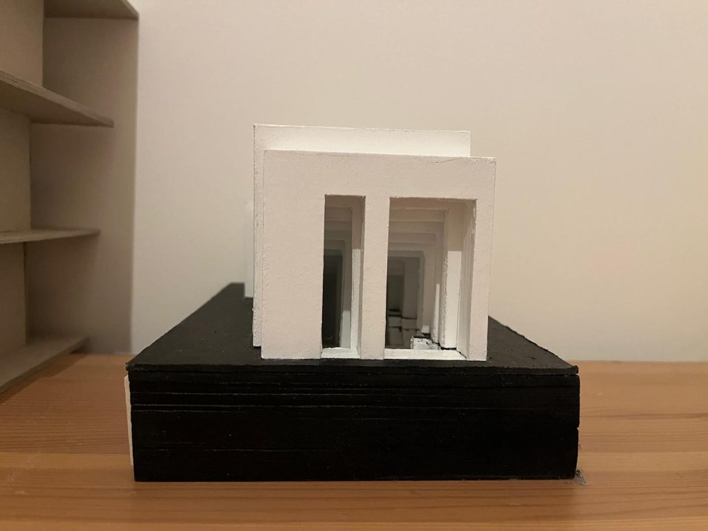 Maquette vue de côté - architecture