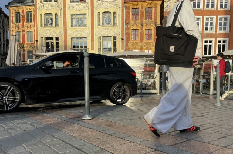 piétonne sur la Grand'Place