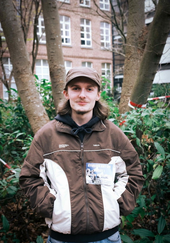 Gauthier, militant à l'UNEF