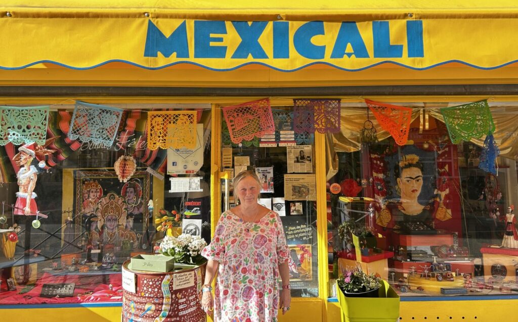 Portrait de Claire Vignier, gérante de la boutique Mexicali rue Léon Gambetta